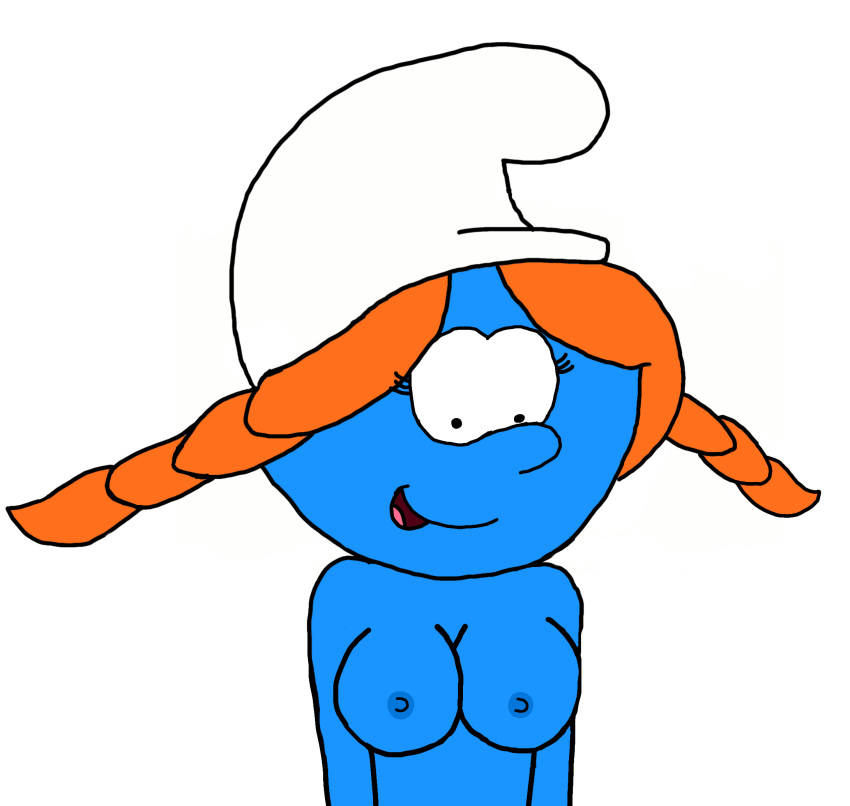 1girl ai_will_never_replace_human_made_art breasts mature nude nudity sassette the_smurfs