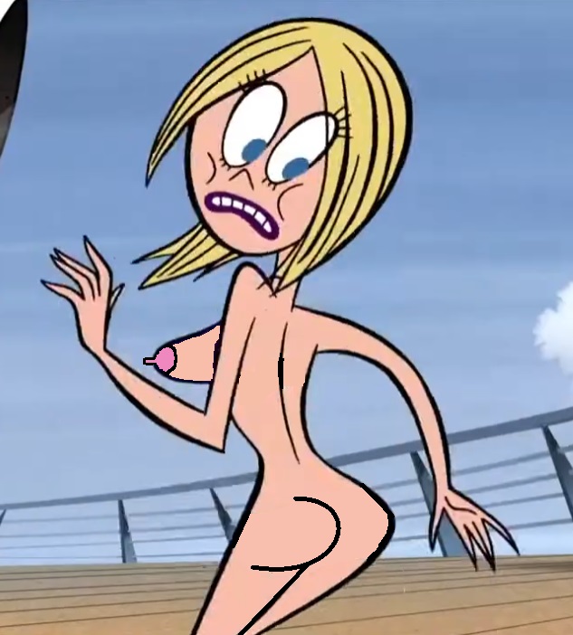 1girl 1girl ass ass blonde_hair blue_eyes breasts cartoon_network eyebrows eyelashes female_only first_porn_of_character lipstick maruined naked_female nude nude nude_female sexy sexy_ass sexy_body sideboob teeth