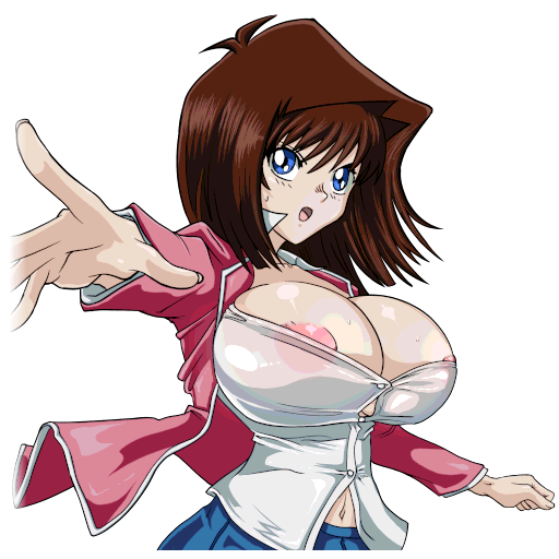 anzu_mazaki big_breasts bimbo breasts brown_hair gigantic_breasts huge_breasts huge_nipples large_breasts mazaki_anzu nipples school_uniform schoolgirl tea_gardner yu-gi-oh! yu-gi-oh!_duel_links yu-gi-oh!_duel_monsters