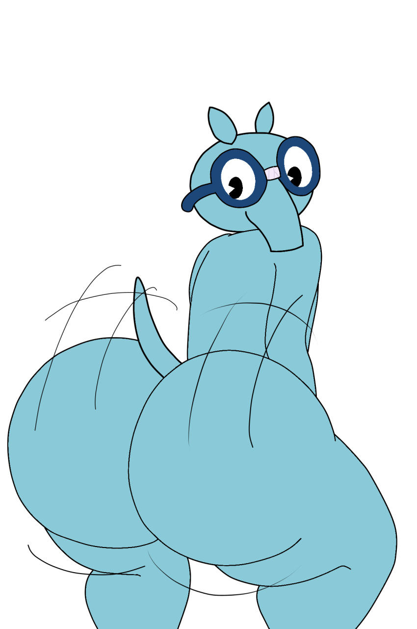 1boy 2024 aardvark anteater anthro ass ass_focus asscheeks big_ass big_ass_(male) big_ass_cheeks blue_fur bubble_ass bubble_butt buttcheeks caked_up child_bearing_hips dat_ass dat_butt fat_ass fat_ass_femboy femboy fur furry glasses happy_tree_friends jiggling_ass large_ass long_snout male male_ass male_focus motion_lines motion_outline nude obsuniq plump_ass plump_butt round_ass smile sniffles sniffles_(htf) tail thick thick_ass thick_hips thick_thighs twerk twerking twerking_position wide_ass wide_hips