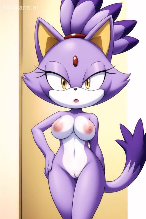 ai_generated blaze_the_cat breasts furry mobians.ai nipples nude_female sega